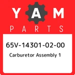 65V-14301-02-00 Yamaha Carburetor Assembly 65V143010200, New Genuine Oem Part. Fixed Price $1158.65.