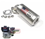 High Flow Profile Exhaust Muffler Port Usa Made Fits Honda GX160. Fixed Price $69.80.