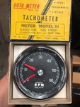 Vintage Autometer 6,000 Rpm Competition Tachometer Model 6J New Box Wow!. Fixed Price $300.00.