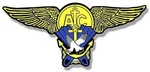 3X5 Inch Sar Swimmer Wings Shaped Sticker (sea Air Rescue Navy Decal) Usn Lic.. Fixed Price $5.00.