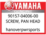 Yamaha Oem Part 90157-04006-00 Screw, Pan Head. Fixed Price $5.49.