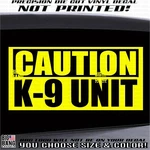 Caution K-9 Vinyl Decal Sticker Warning Canine Dog Car Truck Window Usa. Fixed Price $28.07.
