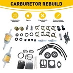 Dual Carburetor Rebuild Kit Fit Sea-doo 587 717 787 Spi Spx Hx Xp Gtx. Fixed Price $18.99.