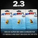 For Mikuni Super Sbni Carburetor 2.3 Needle & Seat Doo 947 951 Gtx 3PCS. Fixed Price $53.50.