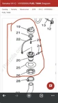 2015-2023 Yamaha Vxr Fuel Filler Cap Assy F2X-U7831-00-00. Fixed Price $22.95.