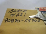 Nos Yamaha Key Blanks #221 90890-55905. Fixed Price $13.58.