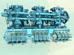 1998 Yamaha XL1200 Triple Carb Assy Oem 65U-14301-01-00, Reed Cage Suv. Fixed Price $299.60.