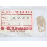 Kawasaki Check Seat Carburetor Diaphragm Part Number 51069-501. Fixed Price $12.99.