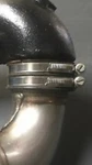 Kawasaki Jetski 650SX 650X2 Exhaust Head Pipe Coupler Clamps Stainless Steel 2PK. Fixed Price $14.99.