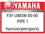 Yamaha Oem Part F3Y-U883B-00-00 Pipe 1. Fixed Price $8.99.
