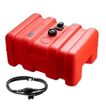 Portable Fuel Tank, 12 GAL/55L, Plastic Outboard Marine W/ Hose. Fixed Price $133.04.