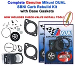 Genuine Mikuni Dual Carburetor Rebuild Kit & Base Gaskets Seadoo 951 2 Pack. Fixed Price $147.16.