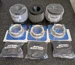 Riva Racing 2.50" Black Billet Flame Arrestor Kit Trippel 44MM Mikuni Carb. Fixed Price $289.90.
