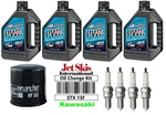 For Kawasaki Jet Ski STX-15F Oil Change Kit Filter Ngk CR9EK Jt 1500. Fixed Price $90.95.