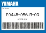 Yamaha Genuine Hose (L320) 90445-086J3-00. Fixed Price $9.34.
