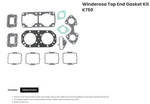 Winderosa Vertex Top End Gasket Kit For Kawasaki Jetski 750 (PD812361). Fixed Price $30.00.