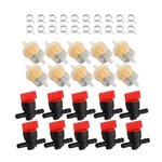 Nakkaa 494768 1/4" Fuel Filter Shut Cut Off Valves Clamps.... Fixed Price $20.99.
