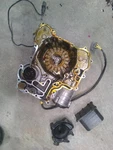 2014-25 Seadoo Spark Rotax Ace 900 Magneto Cover Stator Oil Cooler Water Pump. Fixed Price $150.00.