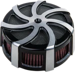 Harddrive 120451 Kruel Air Cleaner Kit Black Contrast Cut For Harley Models. Fixed Price $312.72.