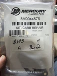 Carburetor Repair Kit Boat Motor 8M0044576 For Mercury Mercruiser Quicksilver. Fixed Price $145.00.