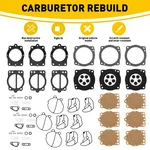 For Polaris Keihin Carburetor Rebuild Kit Slh Slt Virage 900 1200 3SET. Fixed Price $34.19.