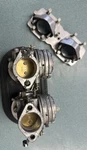 Kawasaki 550 Pjs Dual Intake Manifold, Makuni CARBURETOR38MM, And K&n Air Filter. Fixed Price $350.00.