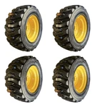 4-HD 31X13-16.5 Duraforce Skid Steer Tires/rims New HOLLAND-10PLY-31-13-16.5. Fixed Price $2190.00.