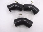 Pack 3" 45 Degree Angle Elbow Silicone Coupler Turbo Hose Piping Intake Black. Fixed Price $27.89.