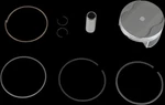 Wsm Overbore Piston Kit 1MM 82MM Tigershark TS1000L 98. Fixed Price $86.15.