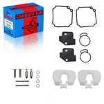 2-STROKE Two Cylinder Carburetor Repair Kit 6L2-W0093-00-00 Fits Yamaha 20 25 Hp. Fixed Price $29.85.