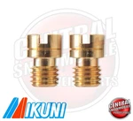 2X Genuine Mikuni Round Main Jet N102.221-102.5 Sbn Cv Carbs. Fixed Price $12.95.