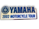 Vintage 2002 Yamaha Motorcycle Tour Enamel Lapel Pin Collectible 1.75 Inch. Fixed Price $9.80.