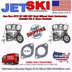 Sea Doo Gtx Xp 650 657 Dual Mikuni Carburetor Rebuild Kit & Base Gaskets +.. Fixed Price $49.98.