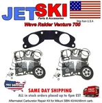 Yamaha Dual Mikuni Carburetor Rebuild Kit & Base Gasket Wave Raider Venture 700!. Fixed Price $39.90.