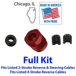 Seadoo Billet Reverse Cable Lock Nut, Seal & Half Ring Kit 4-TEC Rxp Rxt Gti Gtx. Fixed Price $18.95.