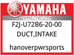 Yamaha Oem Part F2J-U72B6-20-00 Duct,intake. Fixed Price $286.99.